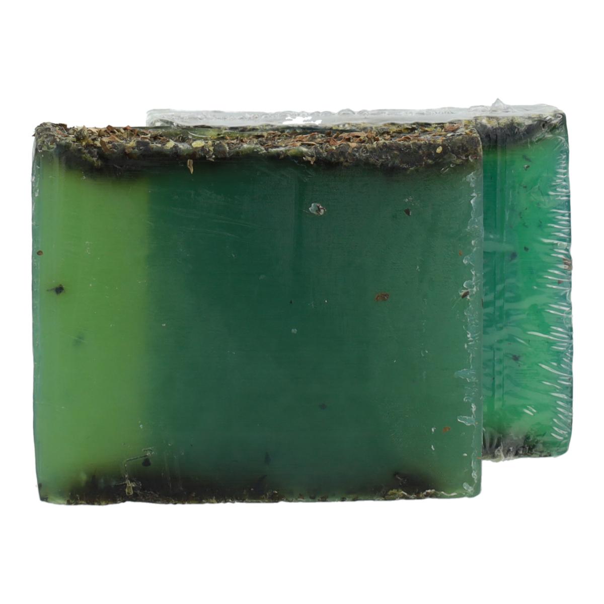 Naturlig glycerintvål med blad av mynta och pepparmynta 100 g