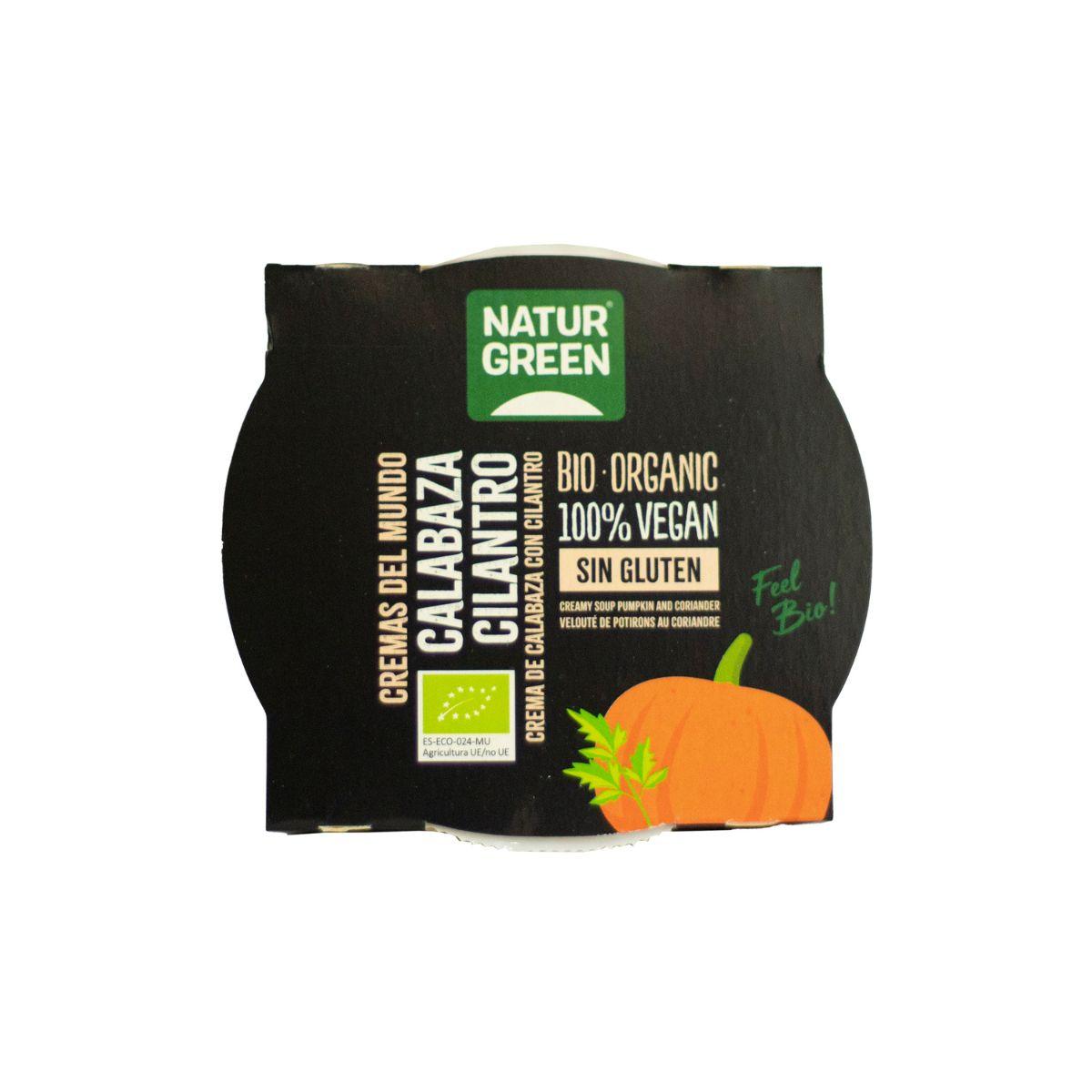 Crème de potiron et coriandre Naturgreen, 310 g