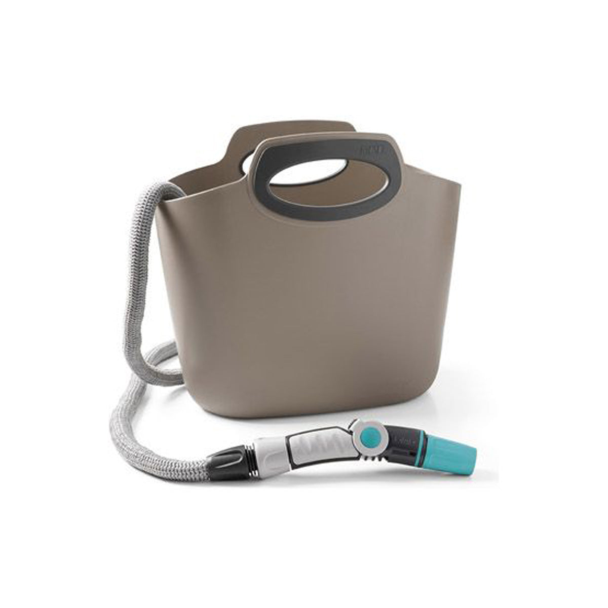 Kit tubo flessibile grigio estensibile in sacchetto di plastica AQUAPOP 30 m