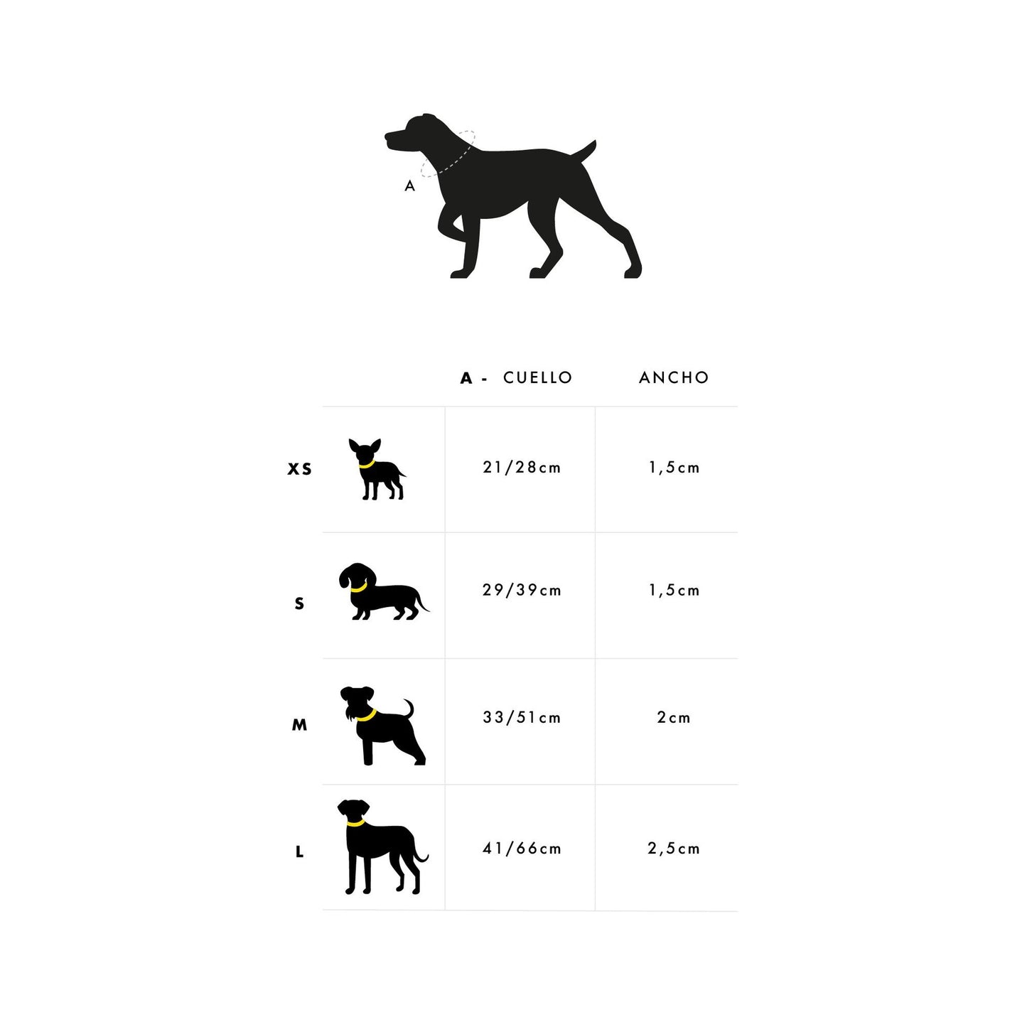 Hundehalsband Tattoo Dukier L