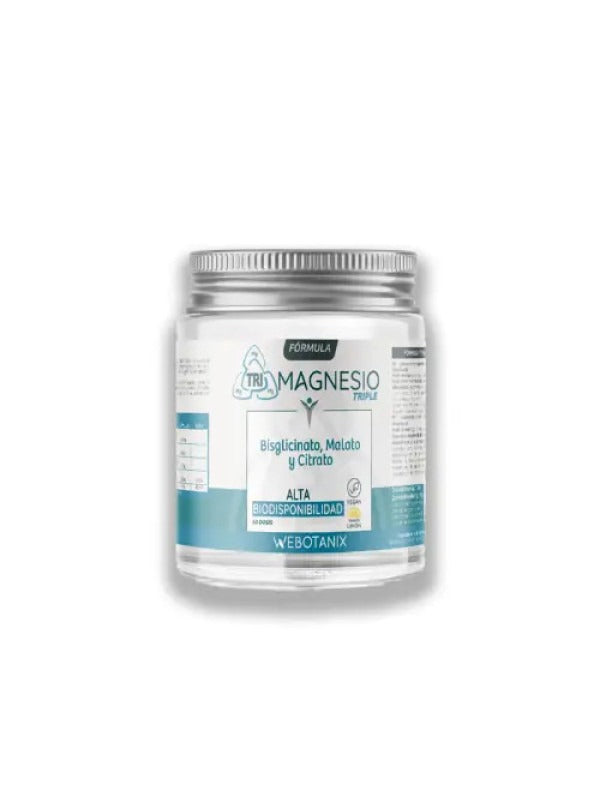 Triple Magnésium WeBotanix Formule POUDRE 128 g - 60 doses