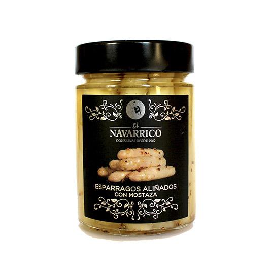 Asperges assaisonnées à la moutarde, pot Mio de 314 ml