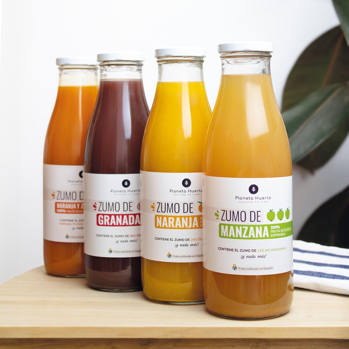 Morots- och apelsinjuice 100% färskpressad frukt Eco Planet Garden 750ml