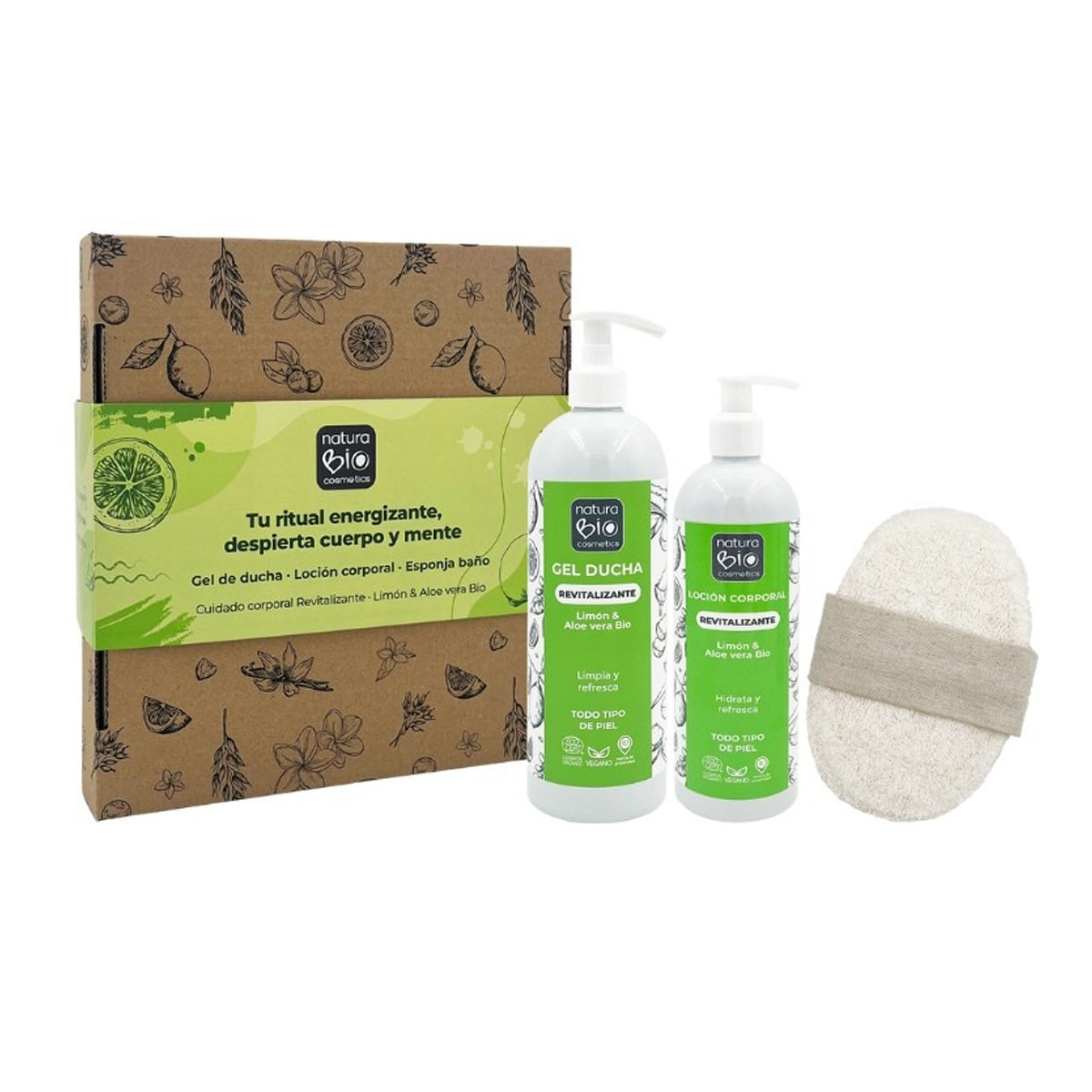 Revitalising Christmas Body Care and Hygiene Gift Set + Free Gift Box NaturaBIO Cosmetics