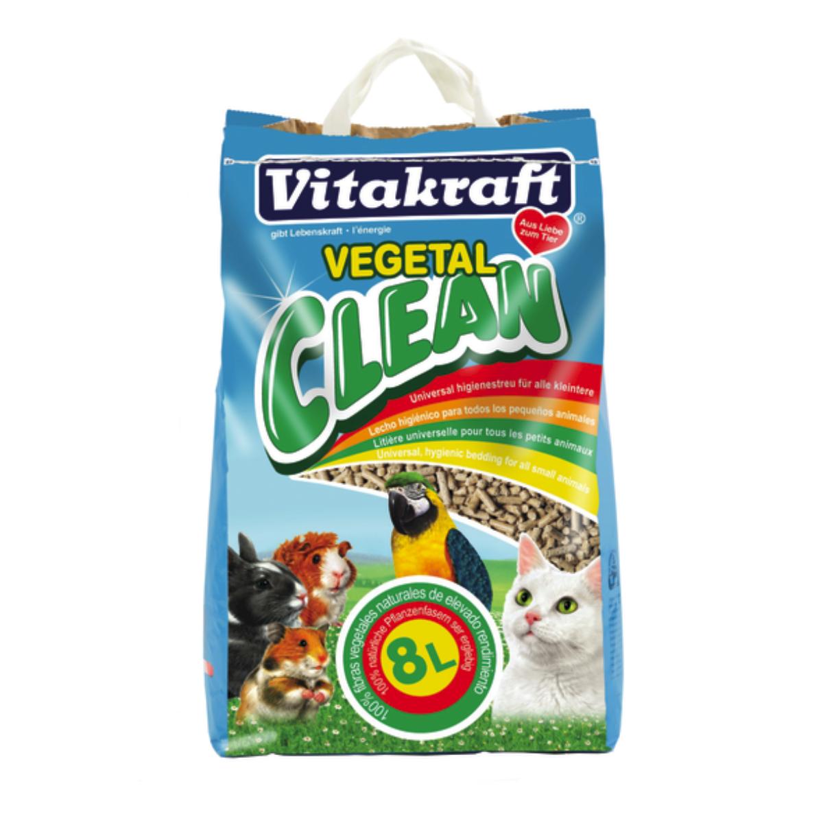 Vitakraft Vegetal Clean 8 L Vegetabiliskt strö i pellets