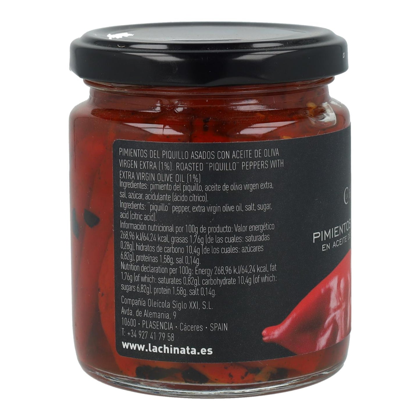 Poivrons Piquillo à l'huile d'olive extra vierge La Chinata 250 g