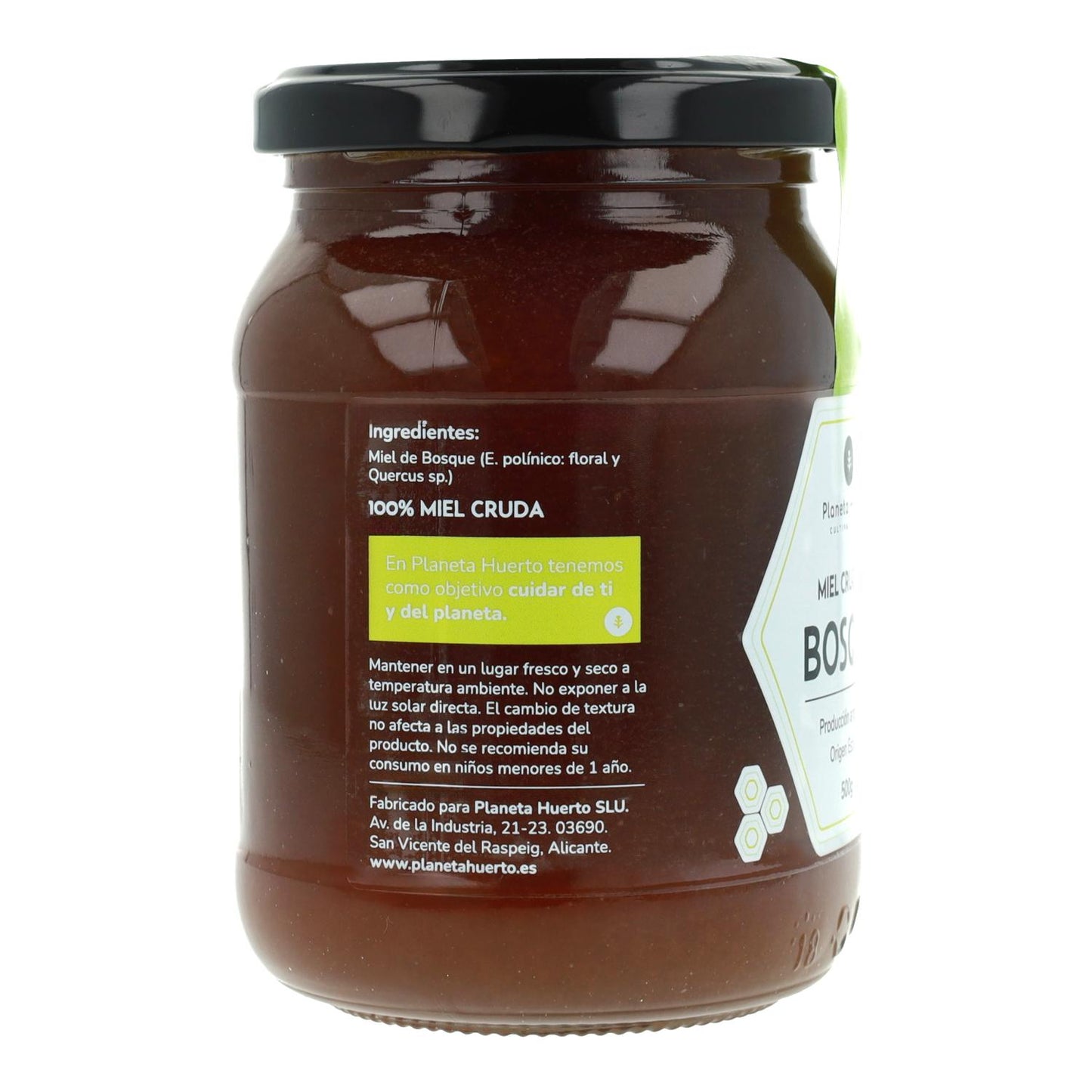Miel de forêt brut Planeta Huerto 500 g