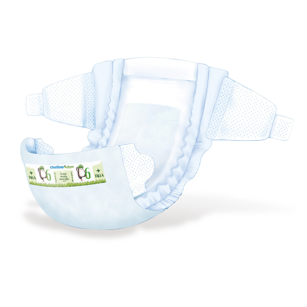 Luiers T6 17-28 kg Chelino Nature 27 stuks