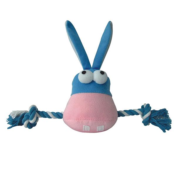 Arquivet Plush Dog Toy with Rope