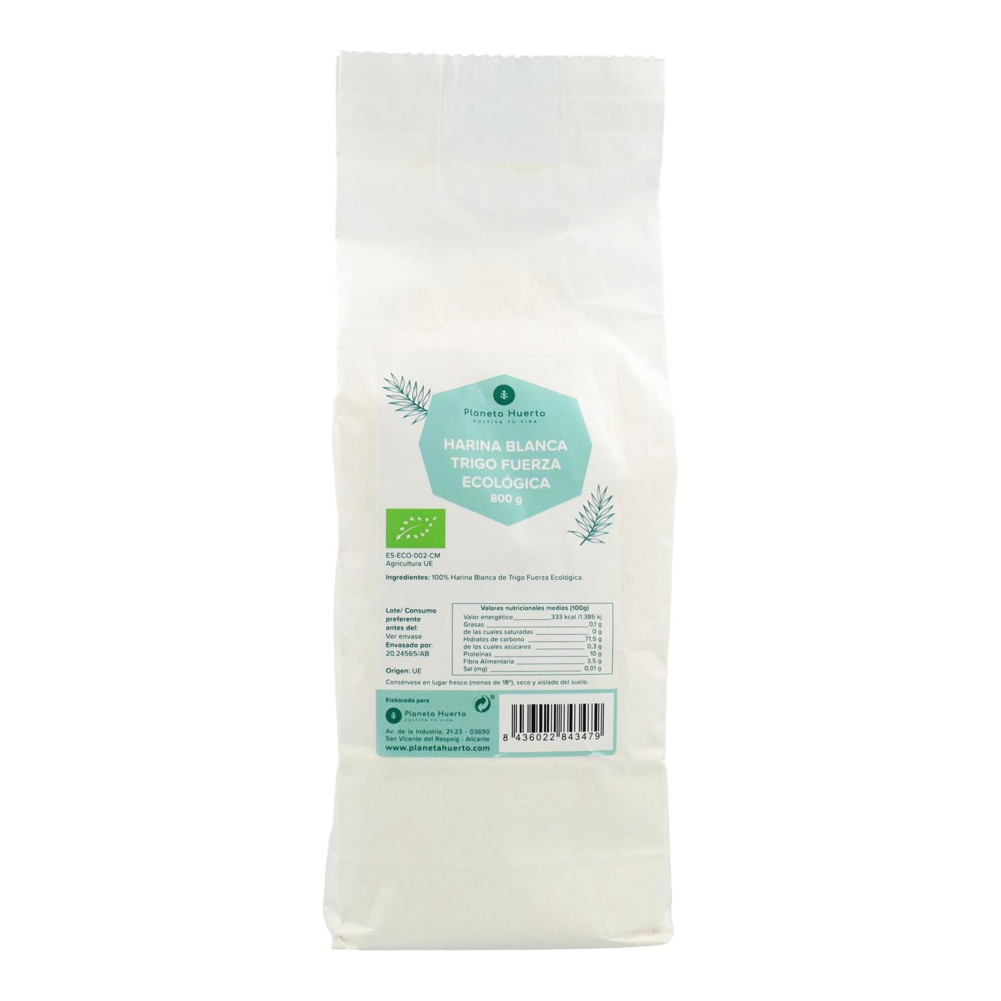 Biologisch Tarwemeel Eco Planeta Huerto 800 g