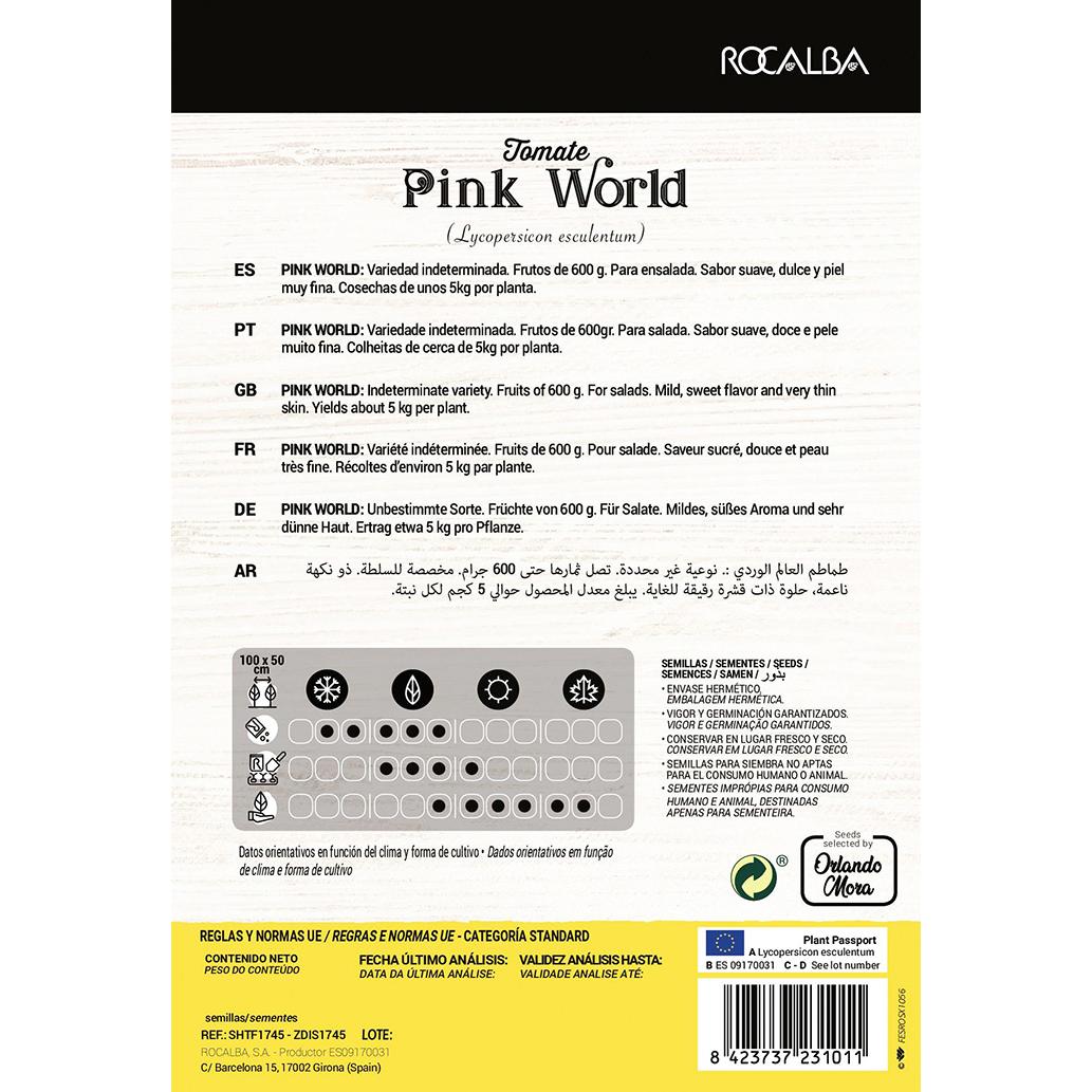 Tomaten-Samen Pink World Collection