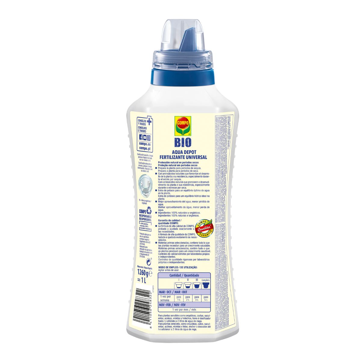 Compo Organic Universal Fertiliser Aqua Depot 1 L