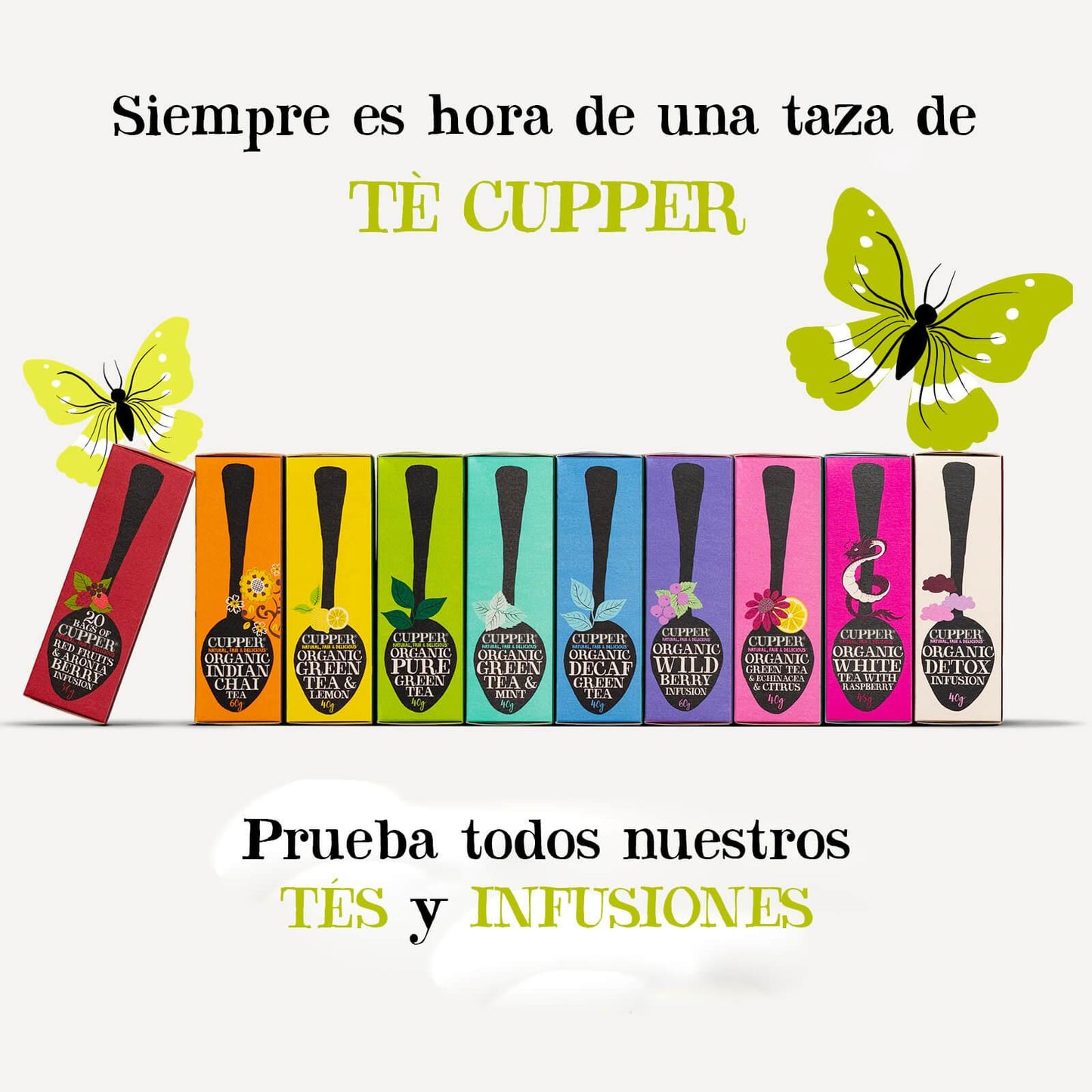 Tè verde al limone biologico Cupper 20 bustine