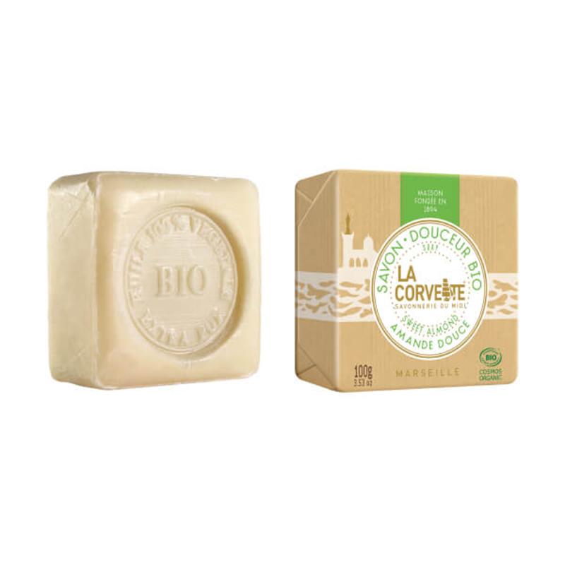 Savon naturel en pain Amandes douces La Corvette 100 g