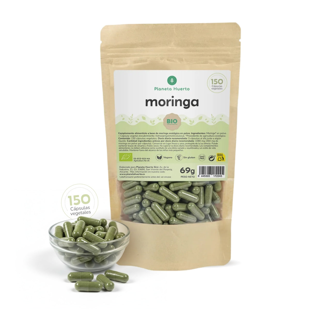 Moringa biologica Planet Garden 150 capsule