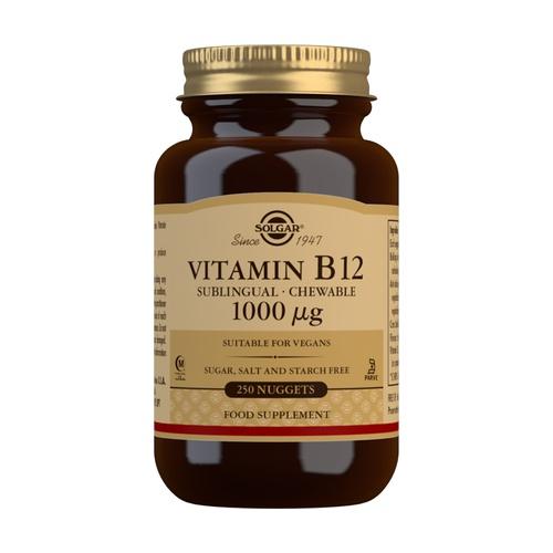 Vitamin B12 tuggtablett/sublingual, 250 tuggtabletter