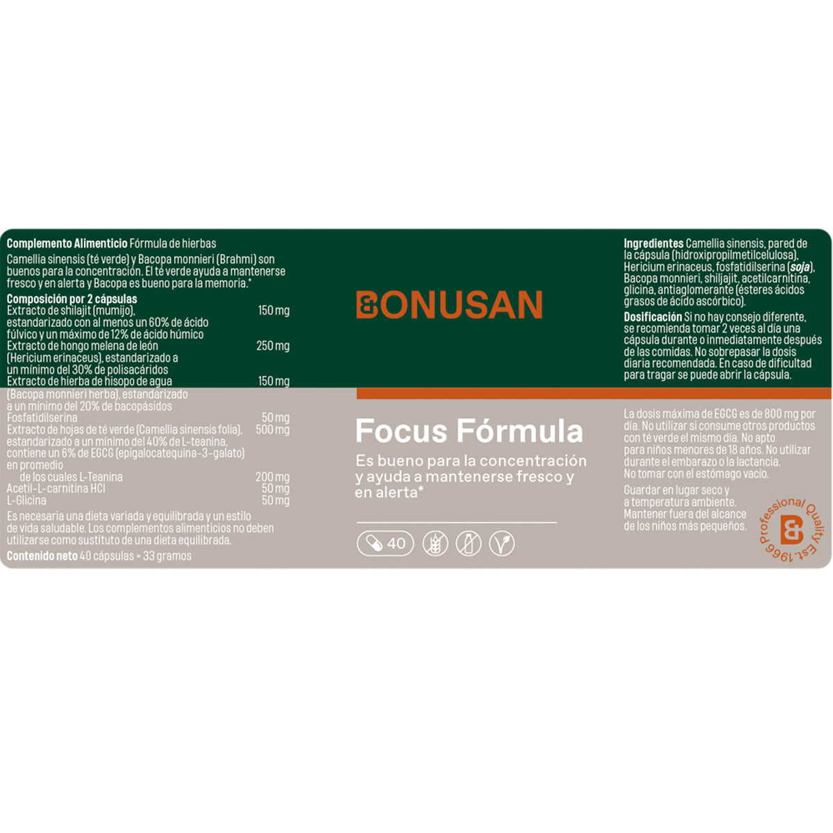 Focus Formula Bonusan 40 capsule