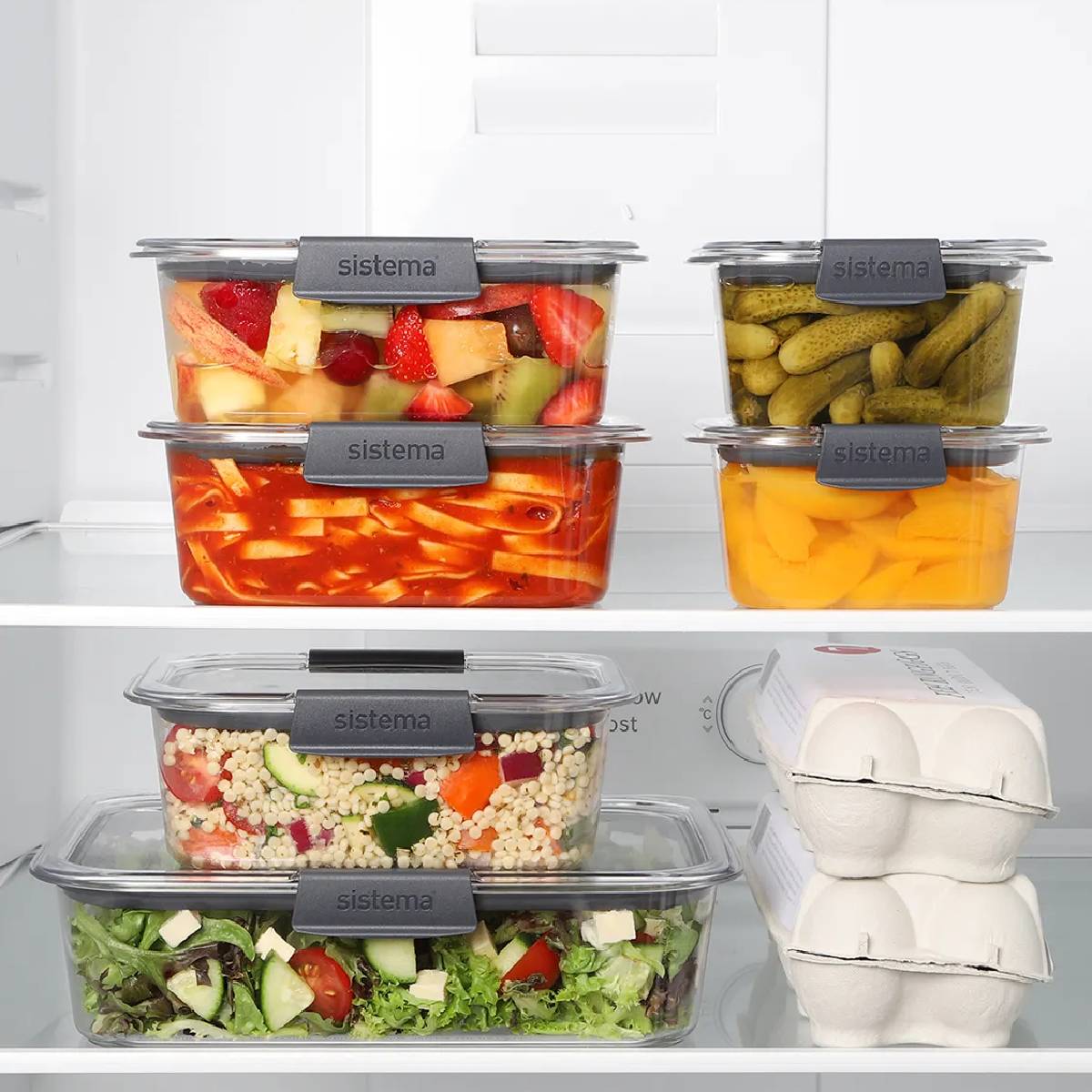 Recipiente Hermético mediano Sistema Brillance 920 ml