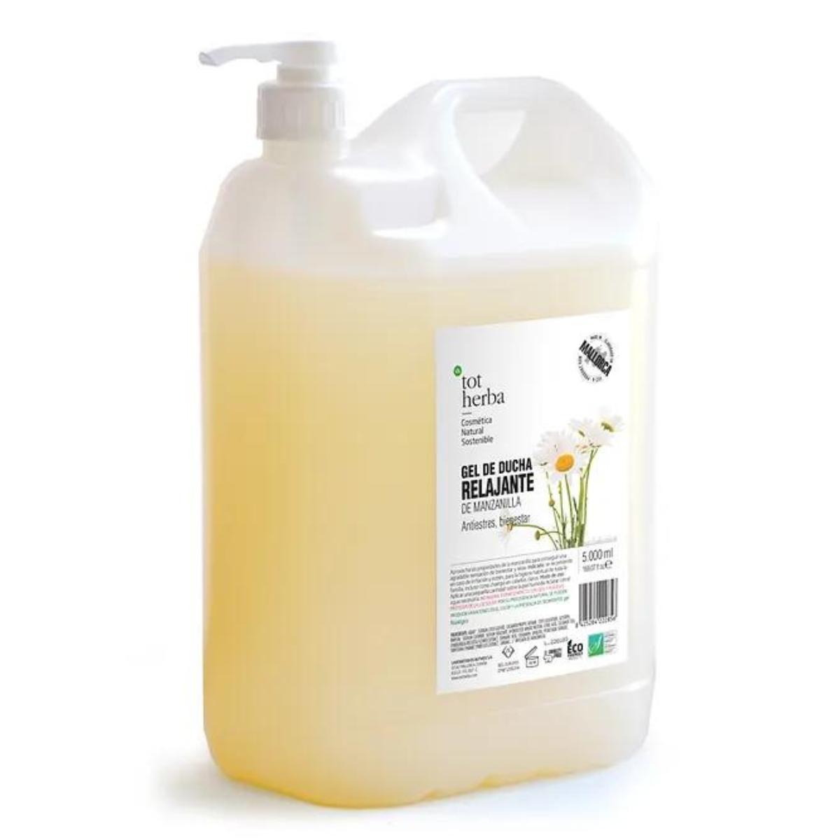 Gel douche relaxant à la camomille 5 litres Tot herba