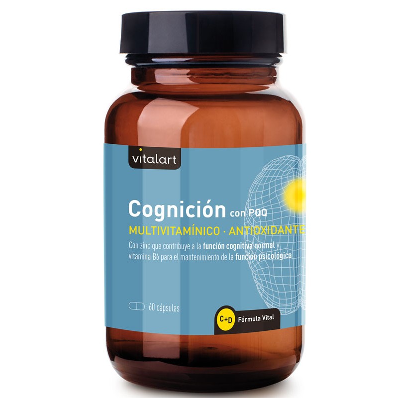 Cognicion met PQQ Vitalart 60 caps.
