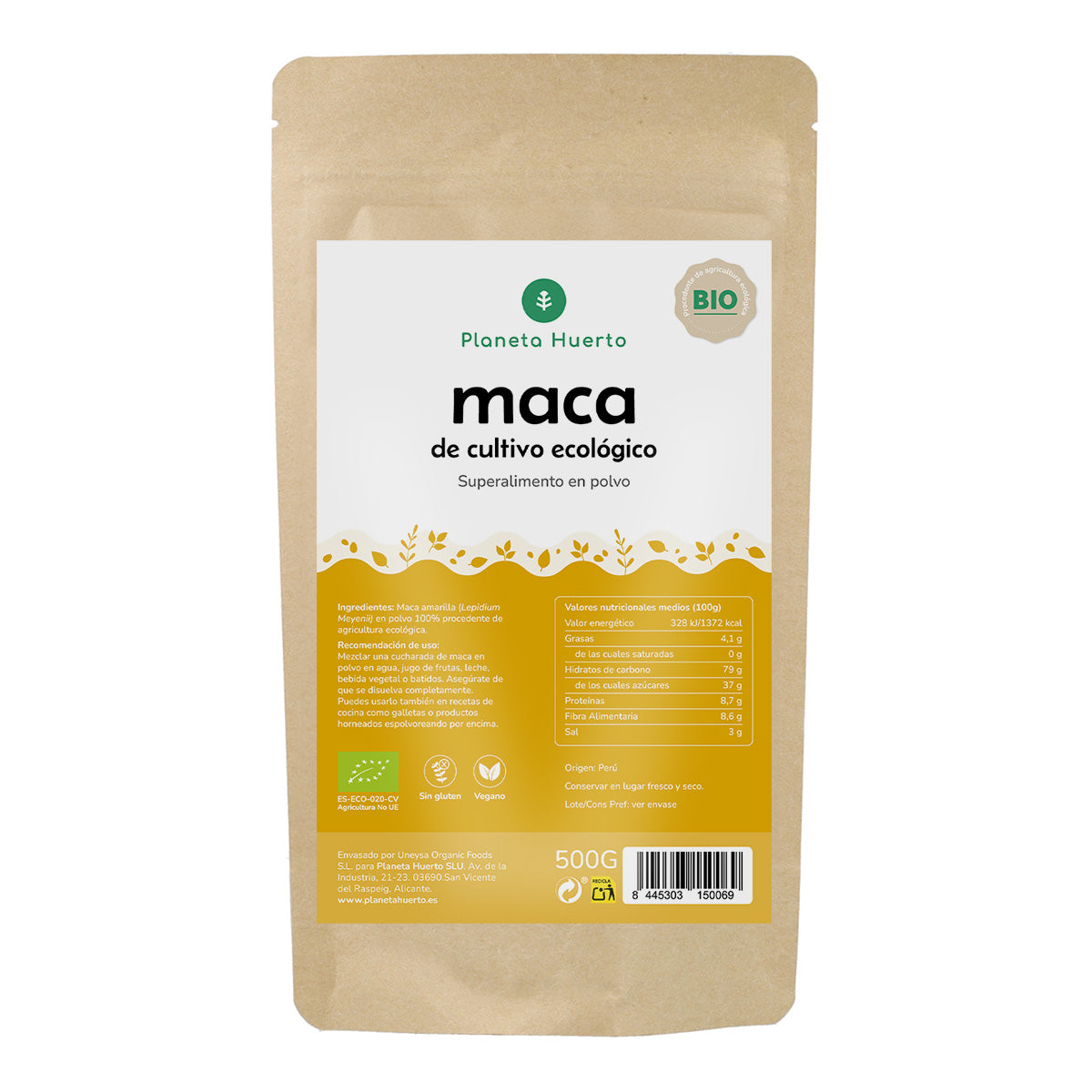Maca-Pulver ECO Planeta Huerto