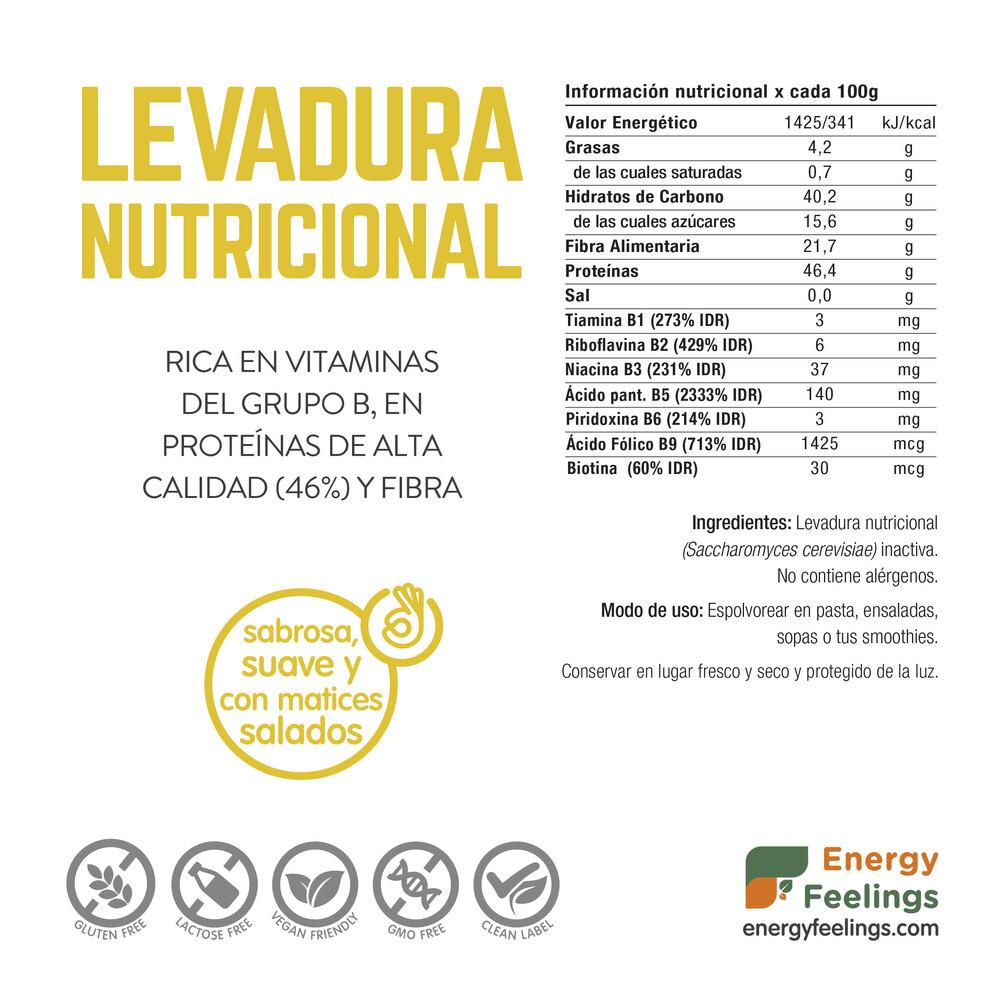 Levure nutritionnelle en flocons Energy Feelings 1 kg