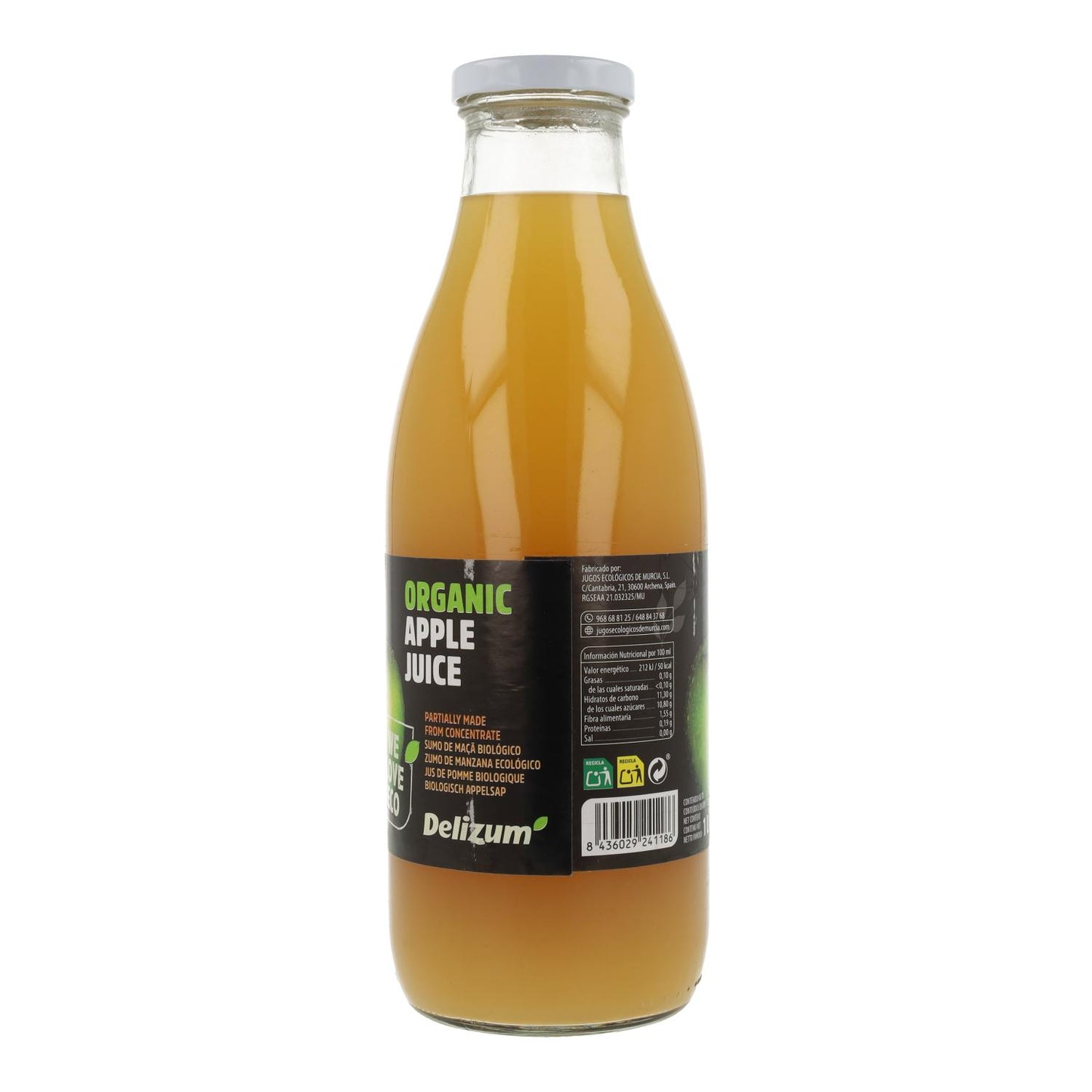 Jus de pomme bio Delizum 200 ml