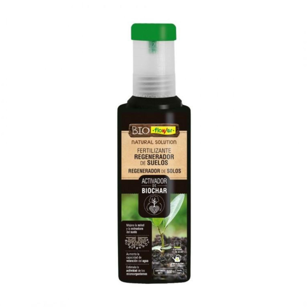 Bio Flower Biochar-aktivatorgödsel 500 ml