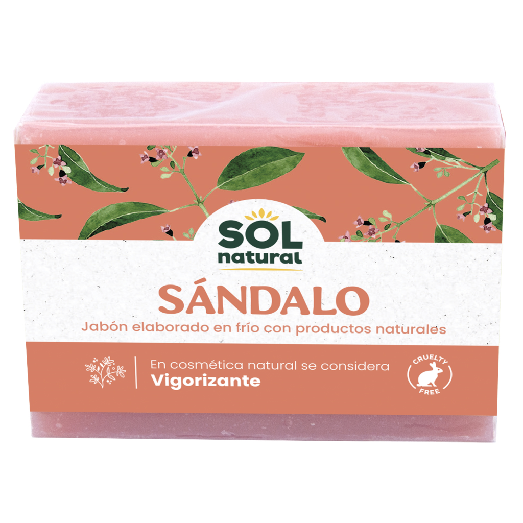 Savon naturel au santal Sol Natural 100 g