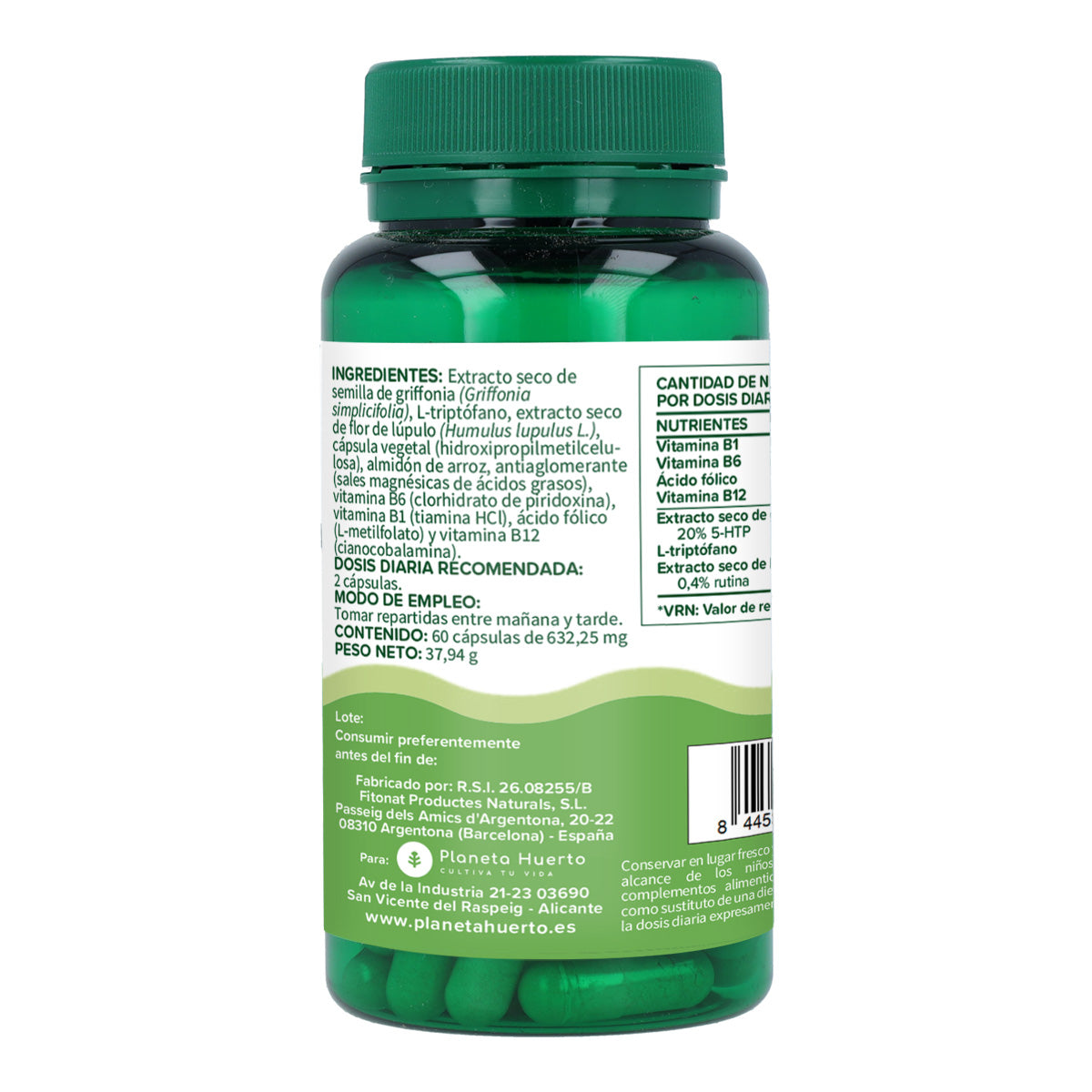 Griffonia Planeet Boomgaard 60 capsules