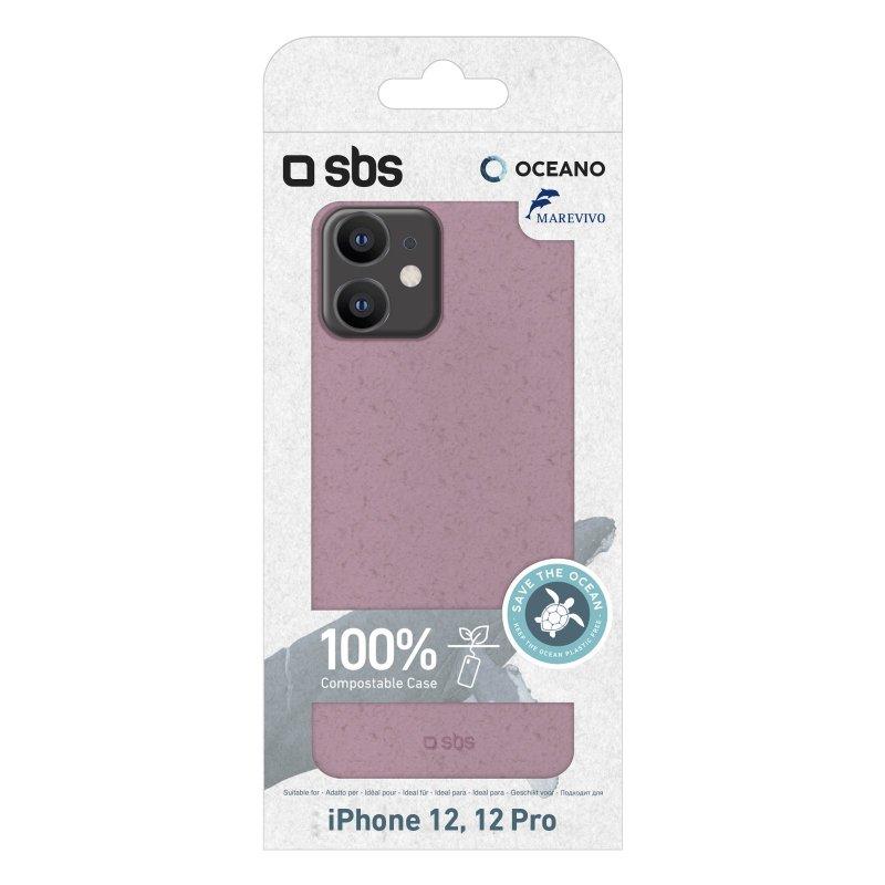 Ökologische Hülle für iPhone12 / iPhone 12 Pro, rosa SBS