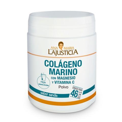 Collagène marin avec magnésium et vitamine 6, saveur pastèque Ana María La Justicia 350 g