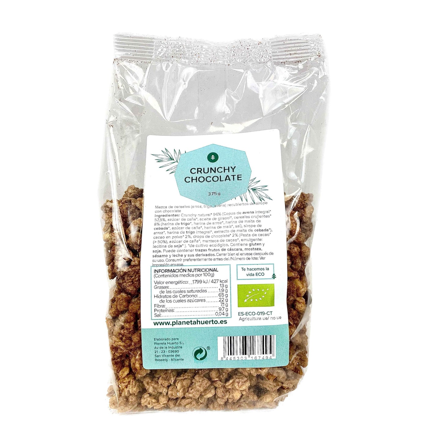 Müsli Knusperschokolade ECO Planeta Huerto 375 g