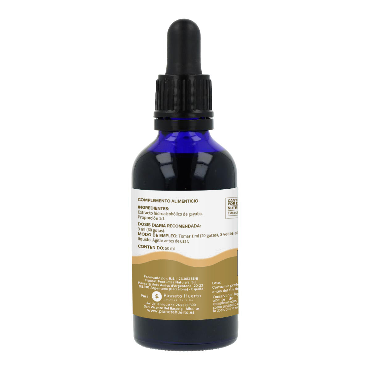Bärentrauben-Extrakt Planeta Huerto 50 Ml.