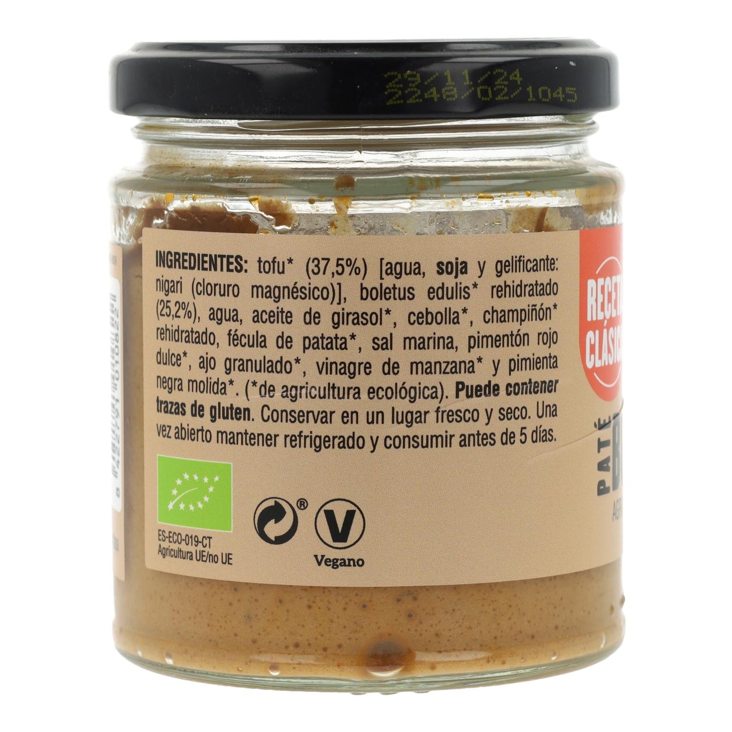 Pâté aux cèpes Bio Vegetalia, 180 g