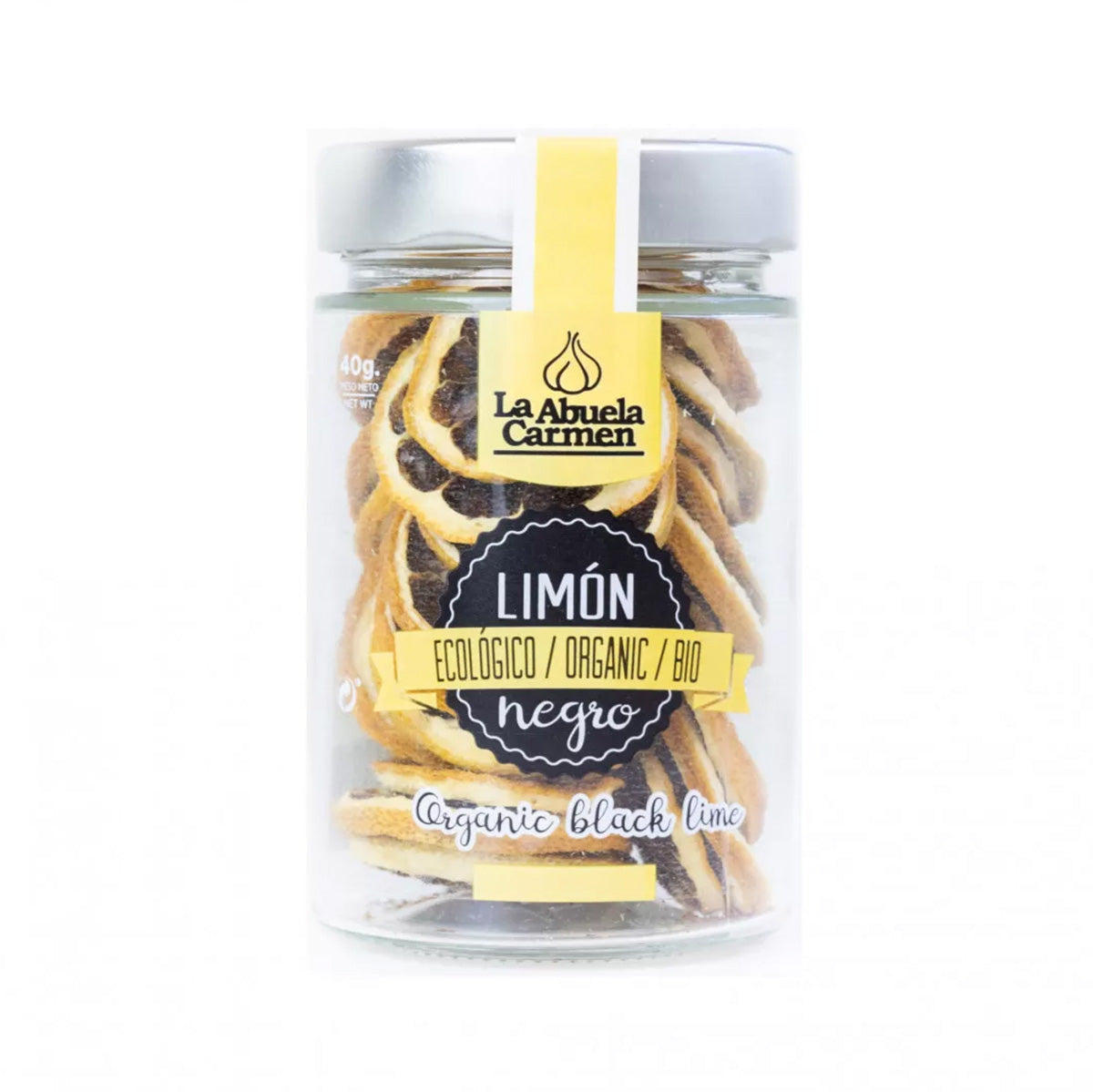 Limone nero a fette ecologico, La abuela Carmen, 40 g