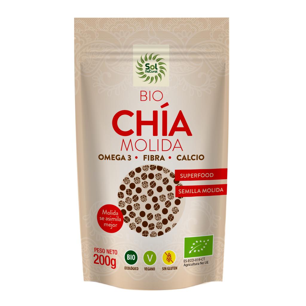 Gemahlene Chiasamen Sol Natural 200 g