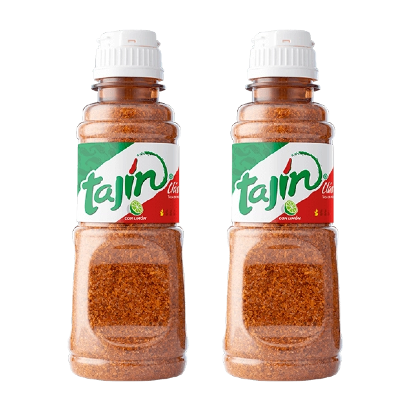 Lot de 2 sauces en poudre classiques Tajín 142 g Assaisonnement mexicain au citron - Condiment pour fruits, salades et protéines - Chili 100 % naturel