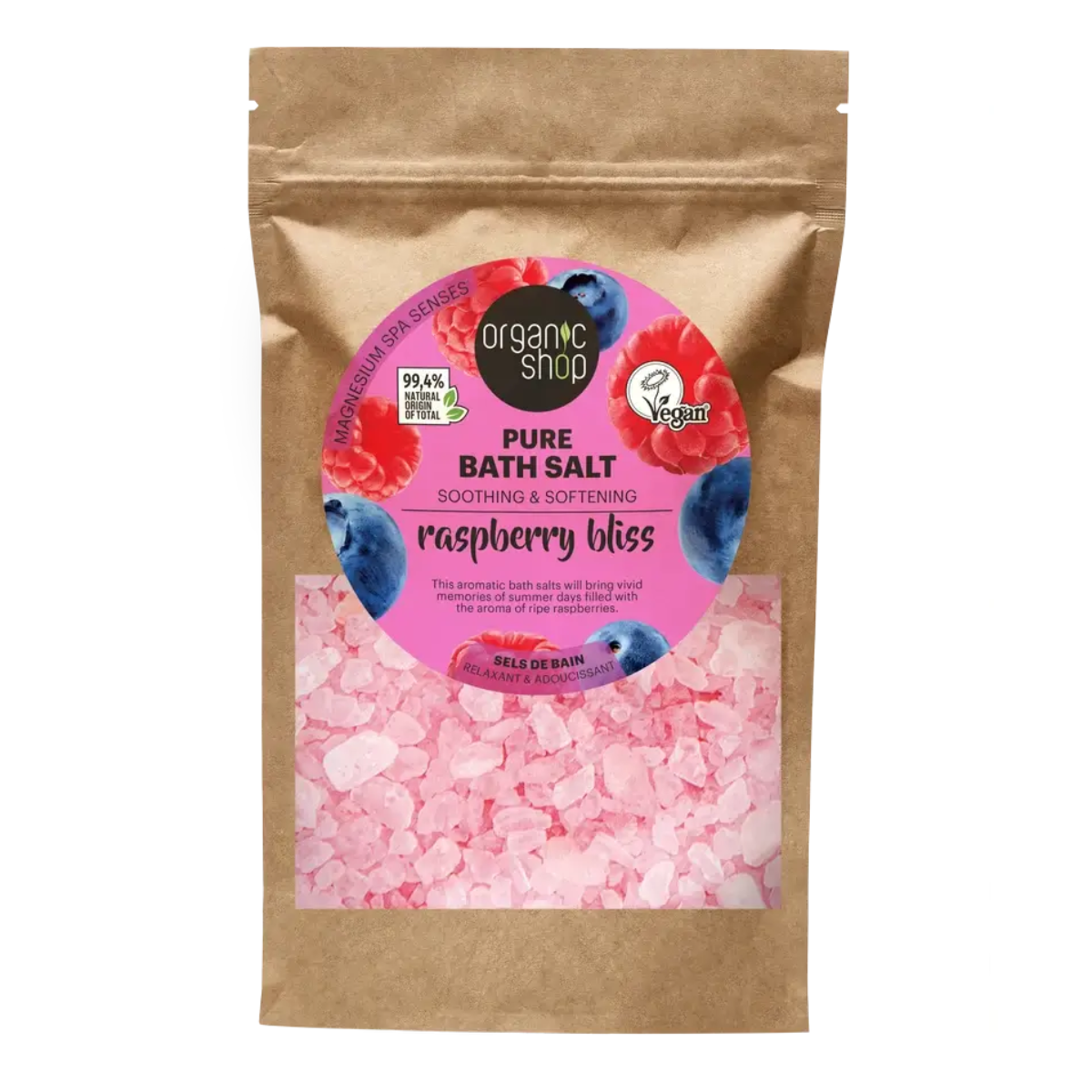 Pure badzout raspberry bliss Organic Shop 500 g