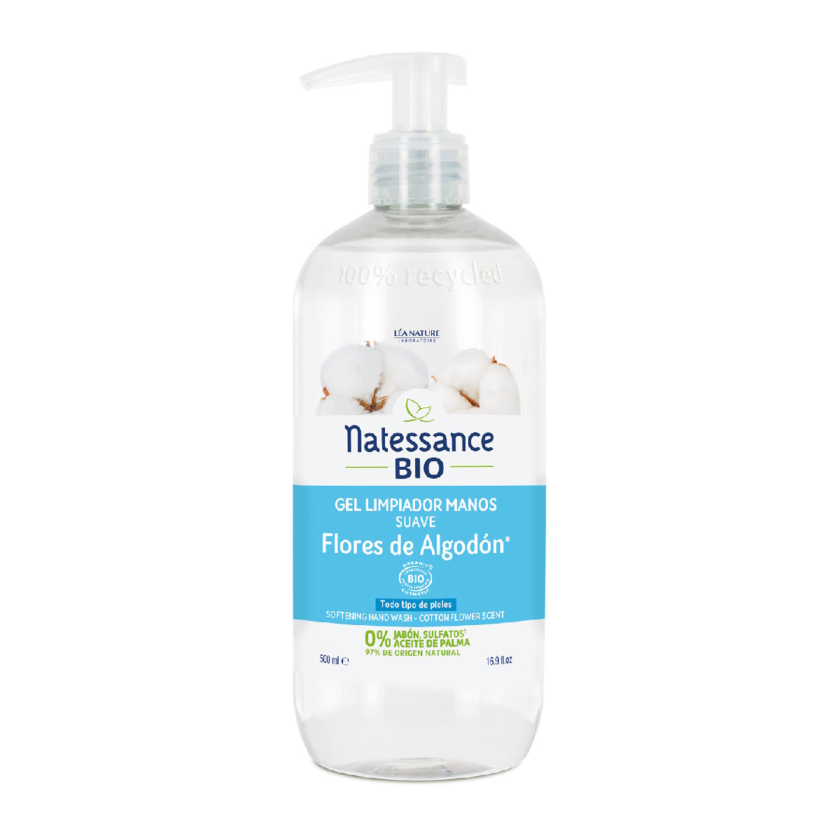 Mydło do rąk Flor de Algodón Natessance 500 ml