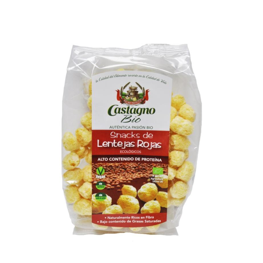 Snacks med röda linser ECO Castagno 50 g