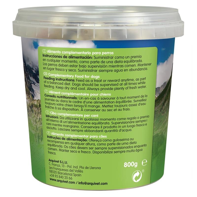 Arquivet Soft Snacks Hartjesmix 800 g Natuurlijke snack voor honden