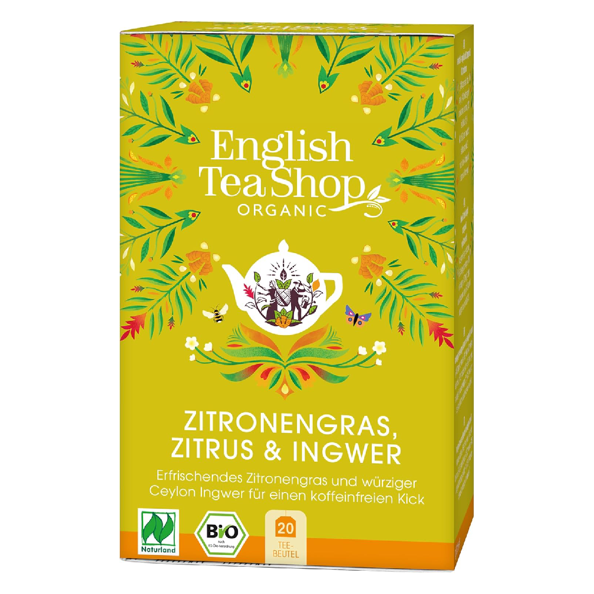 English Tea Shop Lemon Leaf, Orange, Ginger and Mandarin Infusion 20 tea bags