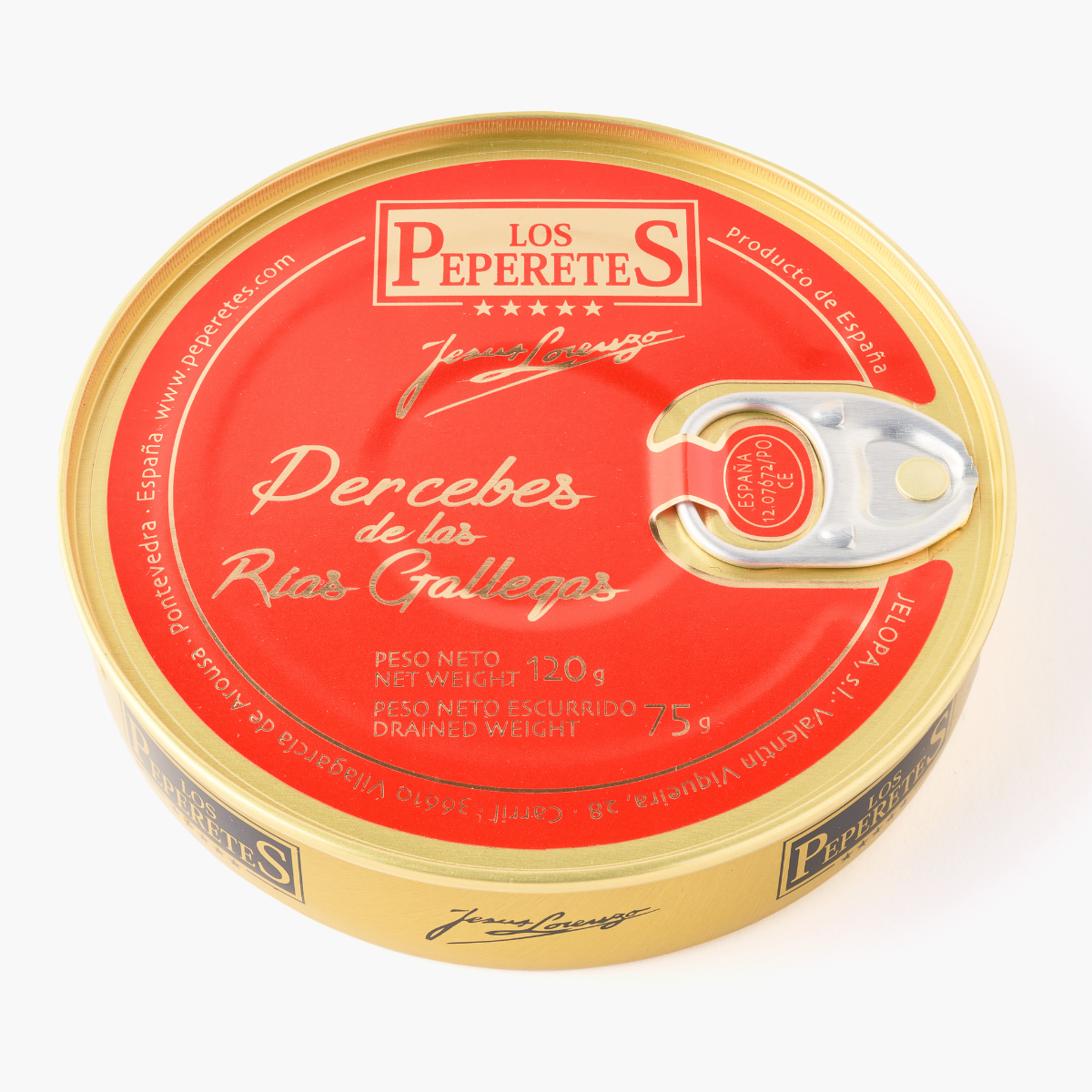 Balanes d'oie naturelles des Rías galiciennes Los Peperetes 120g