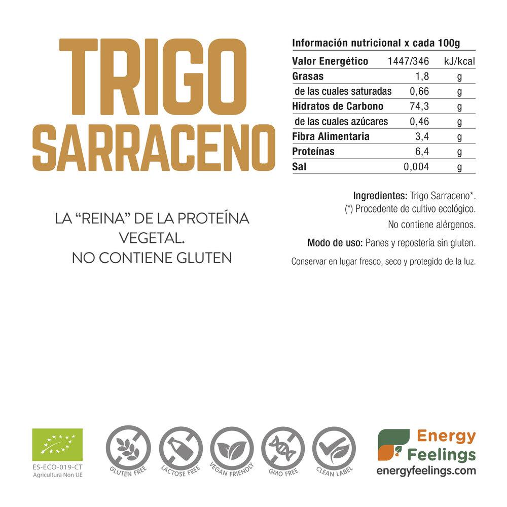 Farina di grano saraceno biologico Energy Feelings