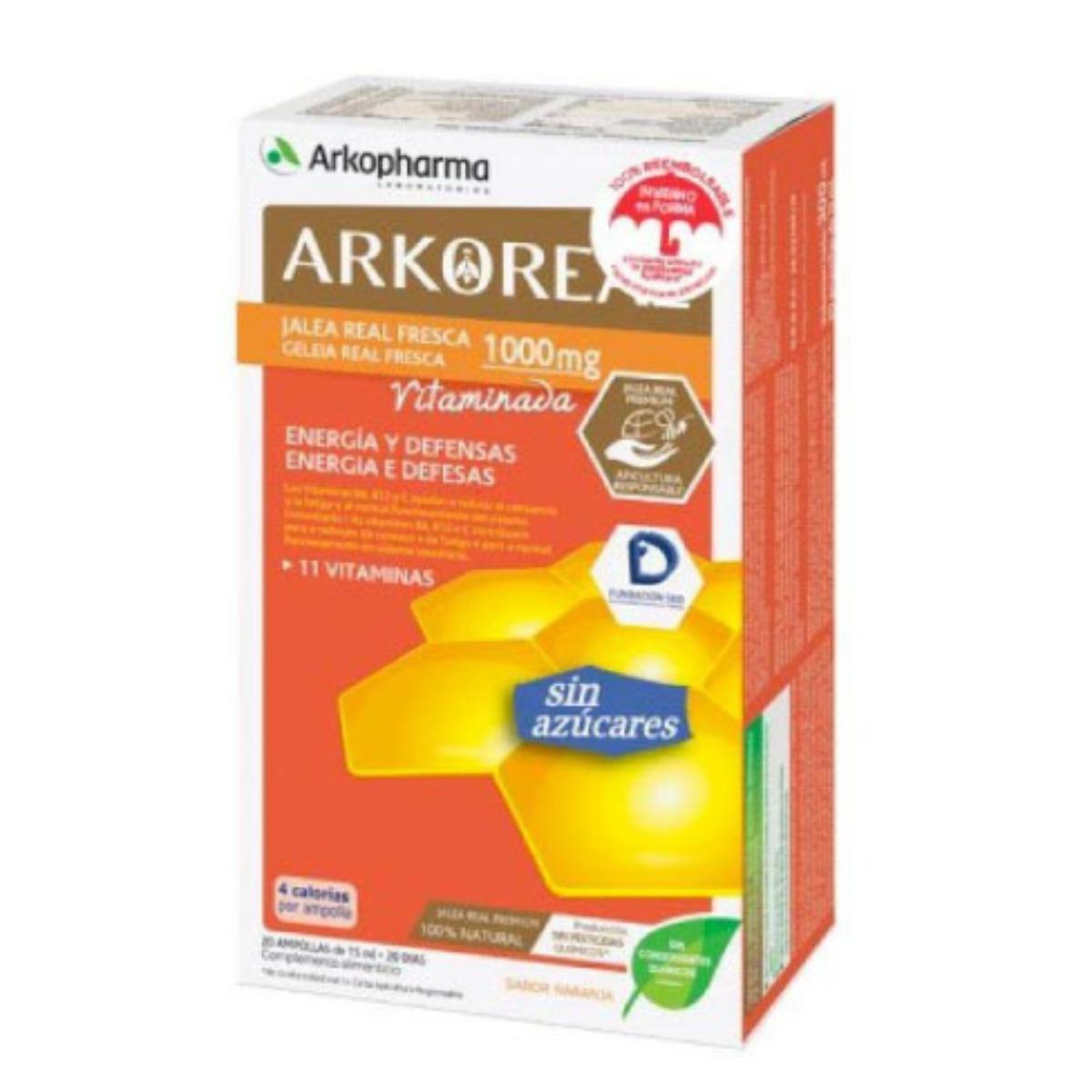 Arkopharma Arkoreal koninginnengelei light 100 mg 20 amp.