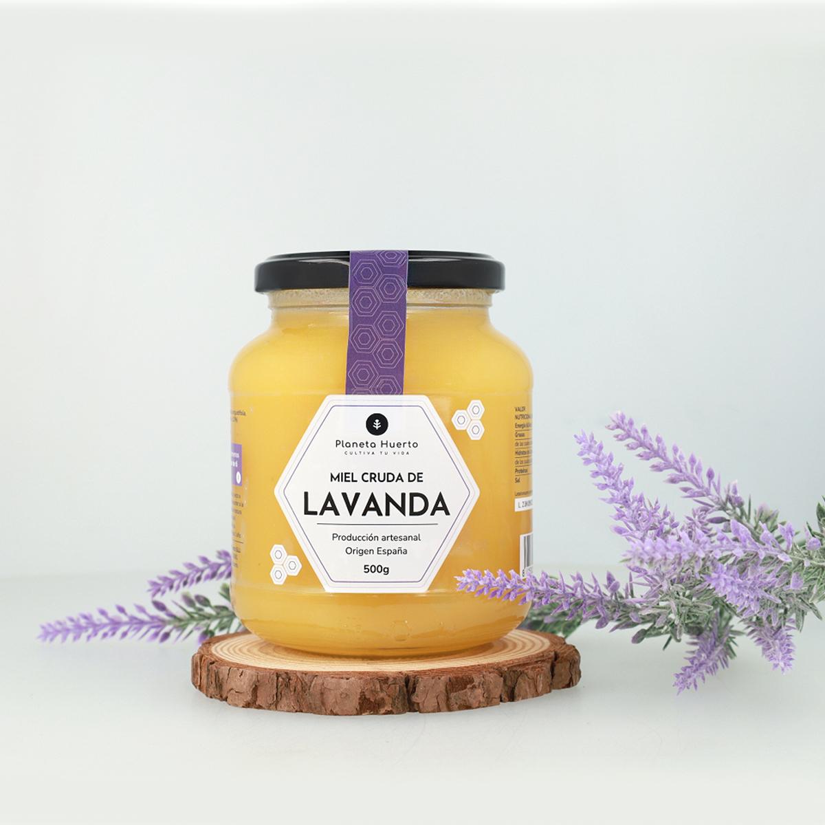 Pack 6x Miel Cruda de Lavanda Planeta Huerto 500 g