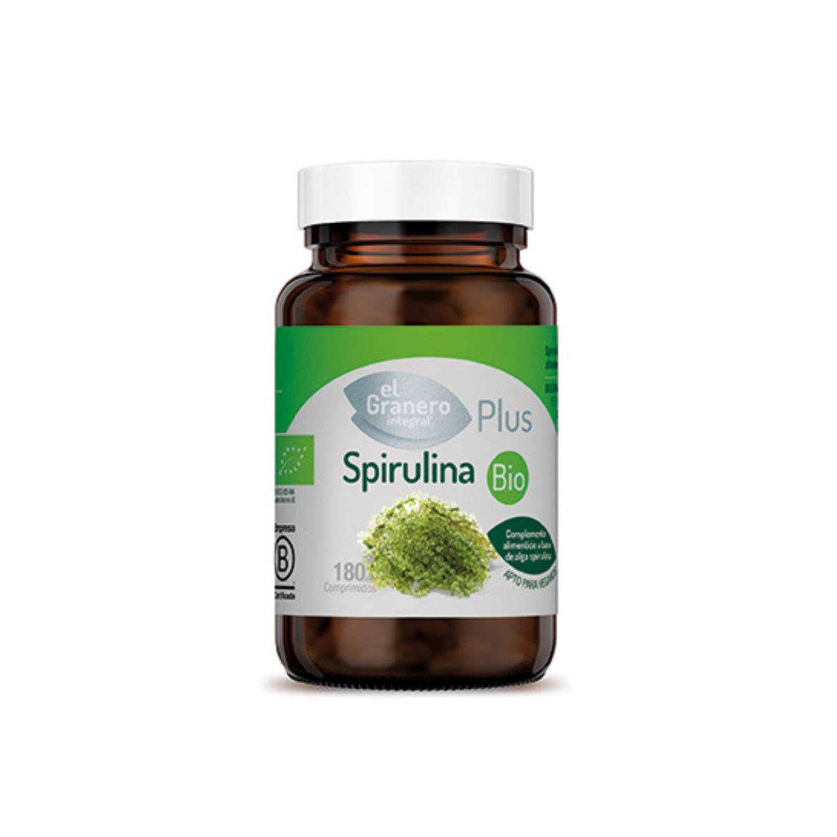 Biologische spirulina El Granero, 180 tabletten