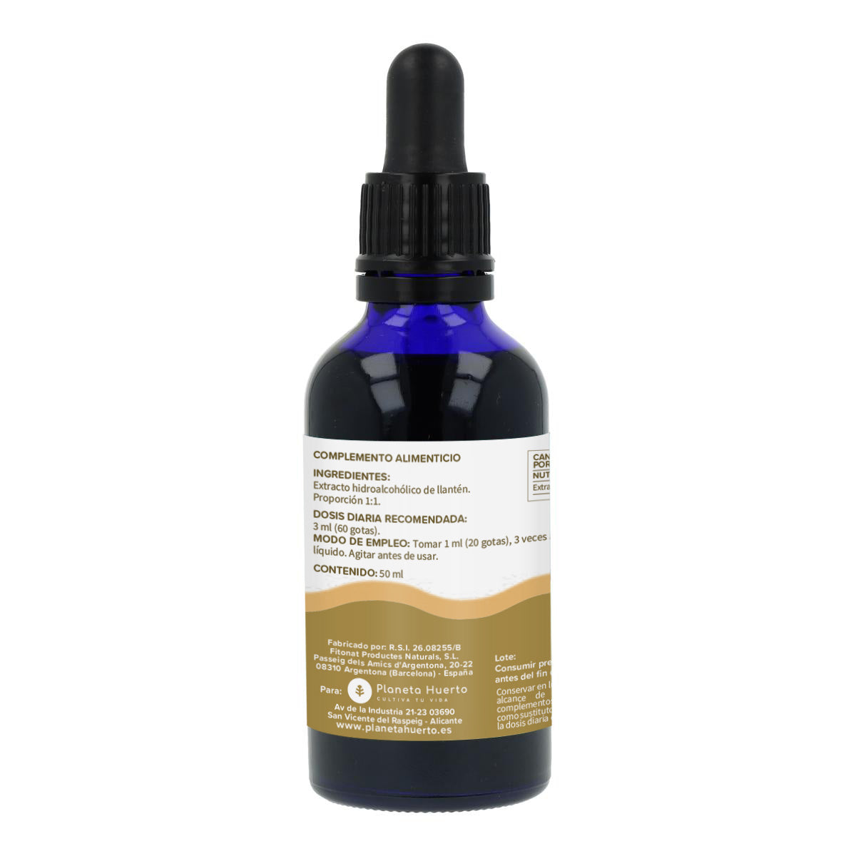 Plantage Tuin Planeet Llantenextract 50 Ml.