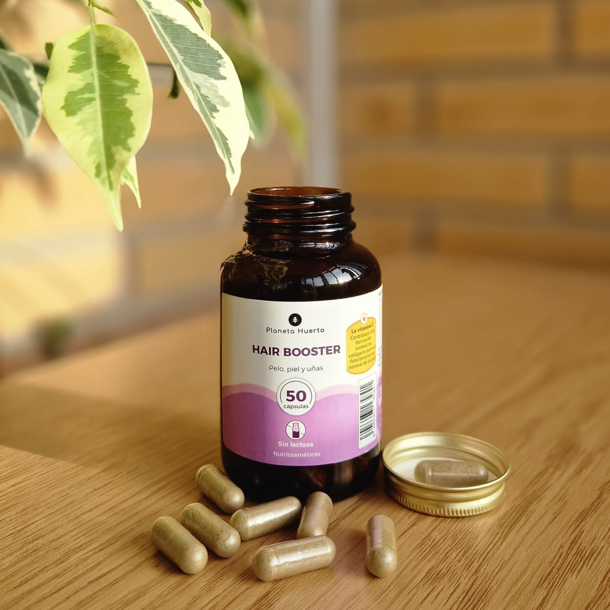 Hair Booster haar, huid en nagels Planeta Huerto 50 capsules